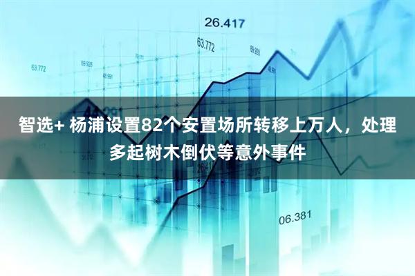 智选+ 杨浦设置82个安置场所转移上万人，处理多起树木倒伏等意外事件